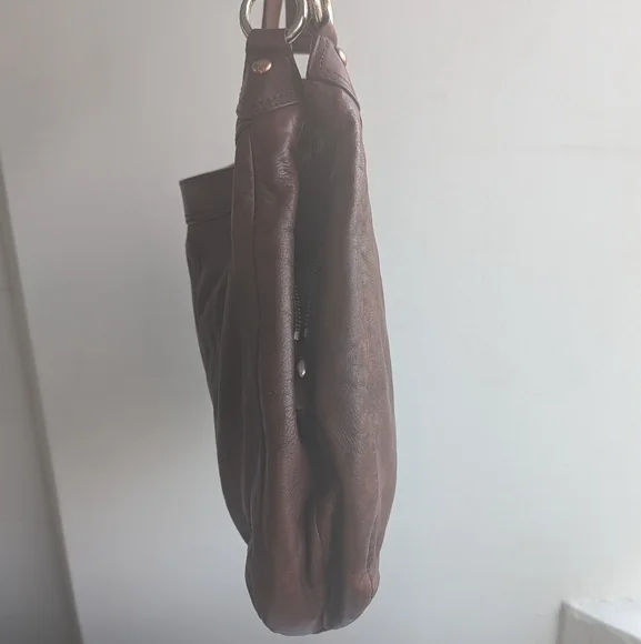 COACH Leather Lynn Soho Purse Hobo Shoulder Bag F 17092 Brown leather - Picture 5 of 16